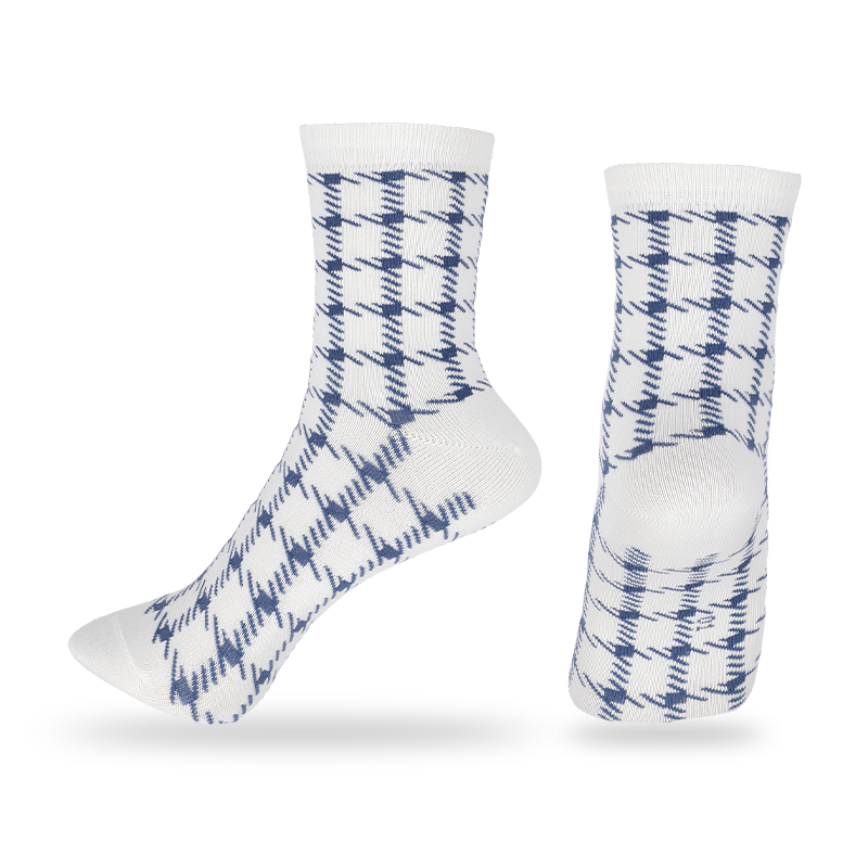 Großhandel oder benutzerdefinierte Herren karierten Muster Dress Casual Socken 