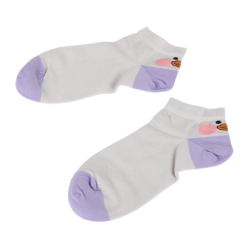 Großhandel oder benutzerdefinierte Damen Tief geschnittene Socken mit niedlichen Muster über der Ferse