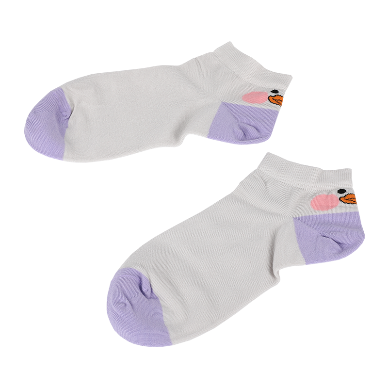 Großhandel oder benutzerdefinierte Damen Tief geschnittene Socken mit niedlichen Muster über der Ferse