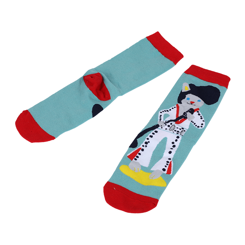 Großhandel oder benutzerdefinierte Herren nettes Muster Casual Mode Tube Socken 