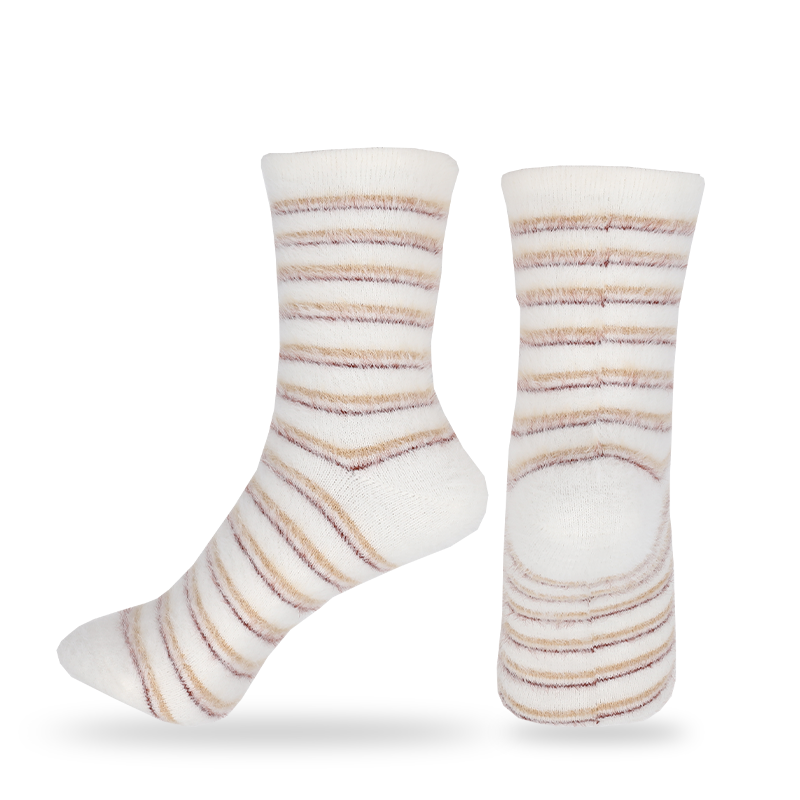 Großhandel oder benutzerdefinierte Kunstmarder Winter Design Muster thermische warme Socken 