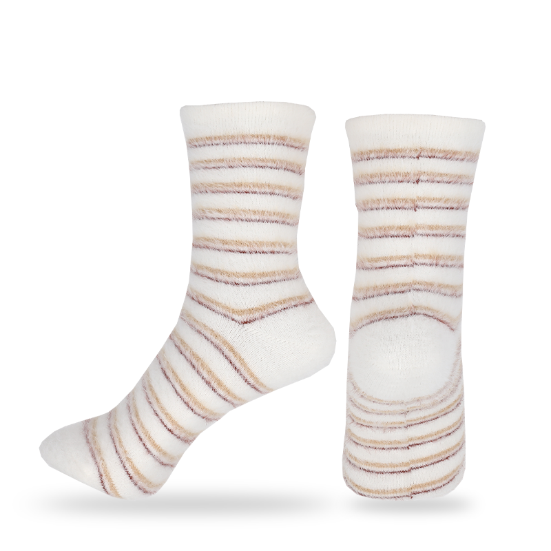 Großhandel oder benutzerdefinierte Kunstmarder Winter Design Muster thermische warme Socken 