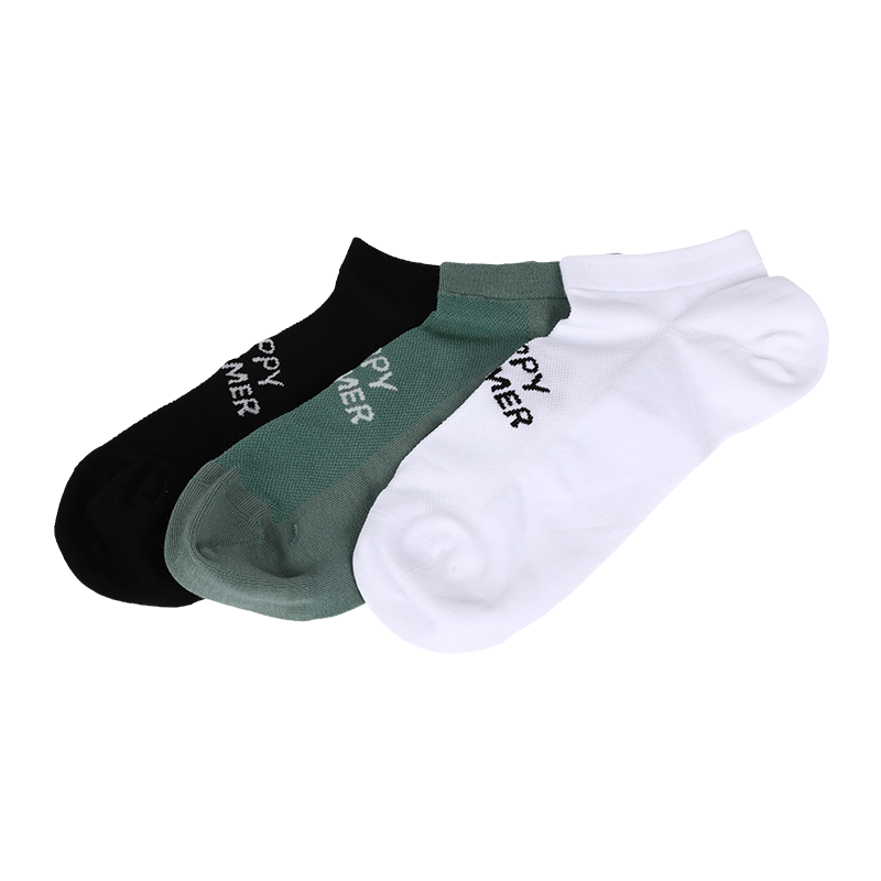 Großhandel oder benutzerdefinierte Herren klassische Mesh mit Buchstaben niedrigen Schnitt Socken 